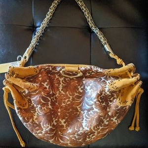 Roberto Cavalli Leather Sack Purse